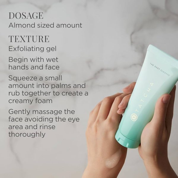 ژل شستشو صورت تاچا مدل the deep cleanse Tatcha the deep cleanser