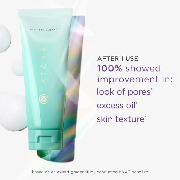 ژل شستشو صورت تاچا مدل the deep cleanse Tatcha the deep cleanser