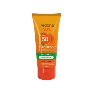کرم ضد آفتاب فاقد چربی آردن مدل Acnesol SPF50 وزن 50 گرم - بژ هلویی