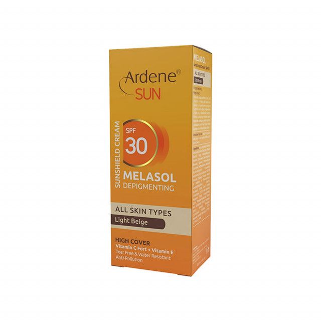 کرم ضد آفتاب آردن مدل Melasol SPF 30 حجم 50 میلی لیتر - بژ روشن