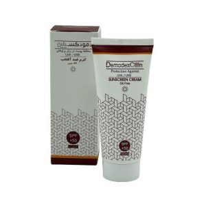 کرم ضد آفتاب رنگی دمودکسیلین SPF 50 مناسب برای انواع پوست حجم 50 میلیلیتر