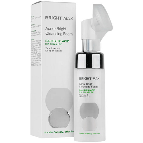 فوم شستشوی صورت پوست چرب آکنه-برایت برایت مکس