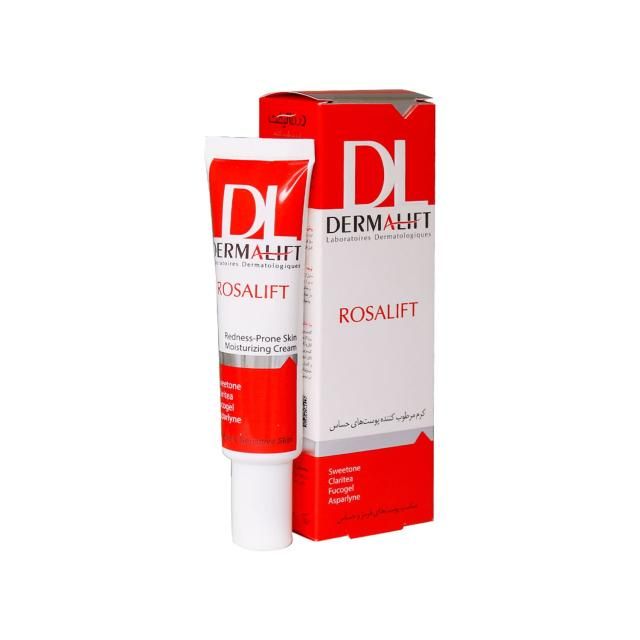 کرم ضد قرمزی پوست درمالیفت مدل Rosalift حجم 30 میلی لیتر