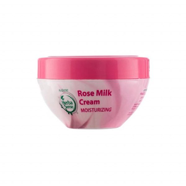 کرم مرطوب کننده آردن سری Herba Sense با رایحه رز و شیر وزن 150 گرم