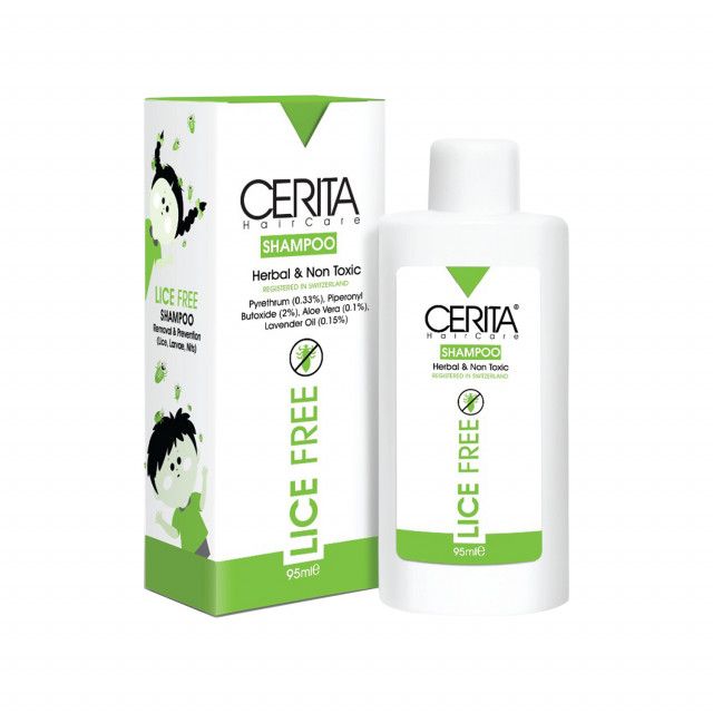 شامپو ضد شپش سریتا مدل Lice Free حجم 95 میلی لیتر