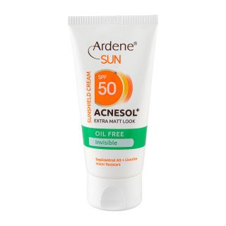 کرم ضد آفتاب فاقد چربی آردن مدل Acnesol SPF50 وزن 50 گرم - بی رنگ