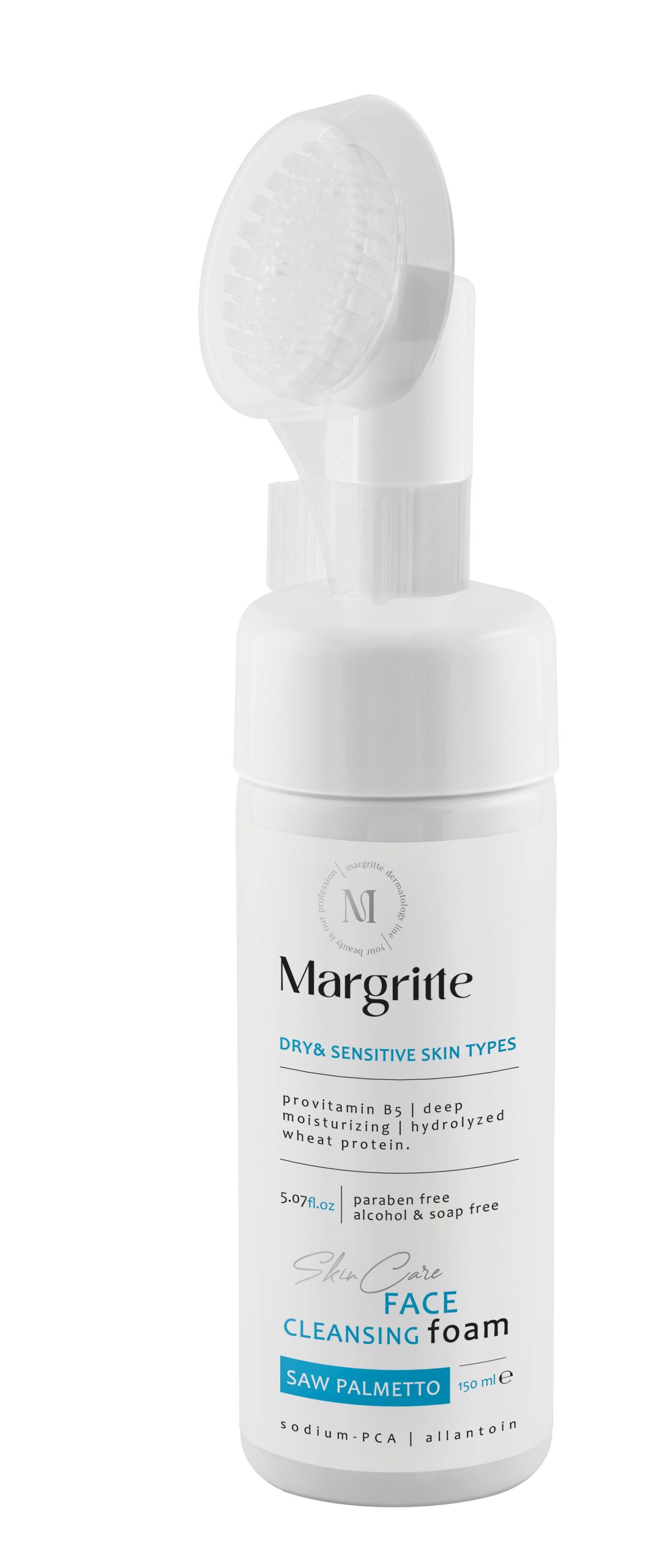 فوم شستشوی صورت (پوست خشک و حساس) حجم 150 میلی لیتر مارگریت