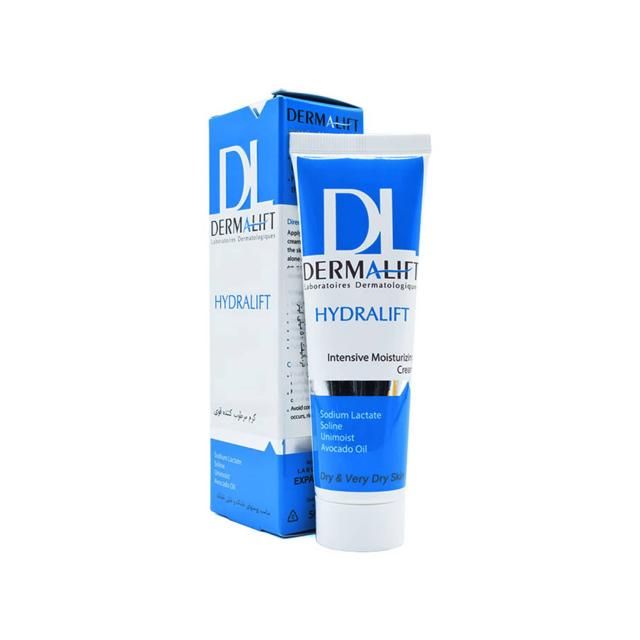 کرم مرطوب کننده قوی درمالیفت مدل Hydralift Intensive حجم 50 میلی لیتر