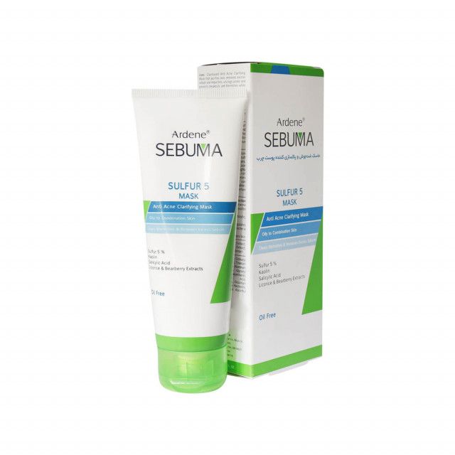 ماسک ضد جوش صورت آردن سری Sebuma مدل Sulfur5 حجم 75 میلی لیتر