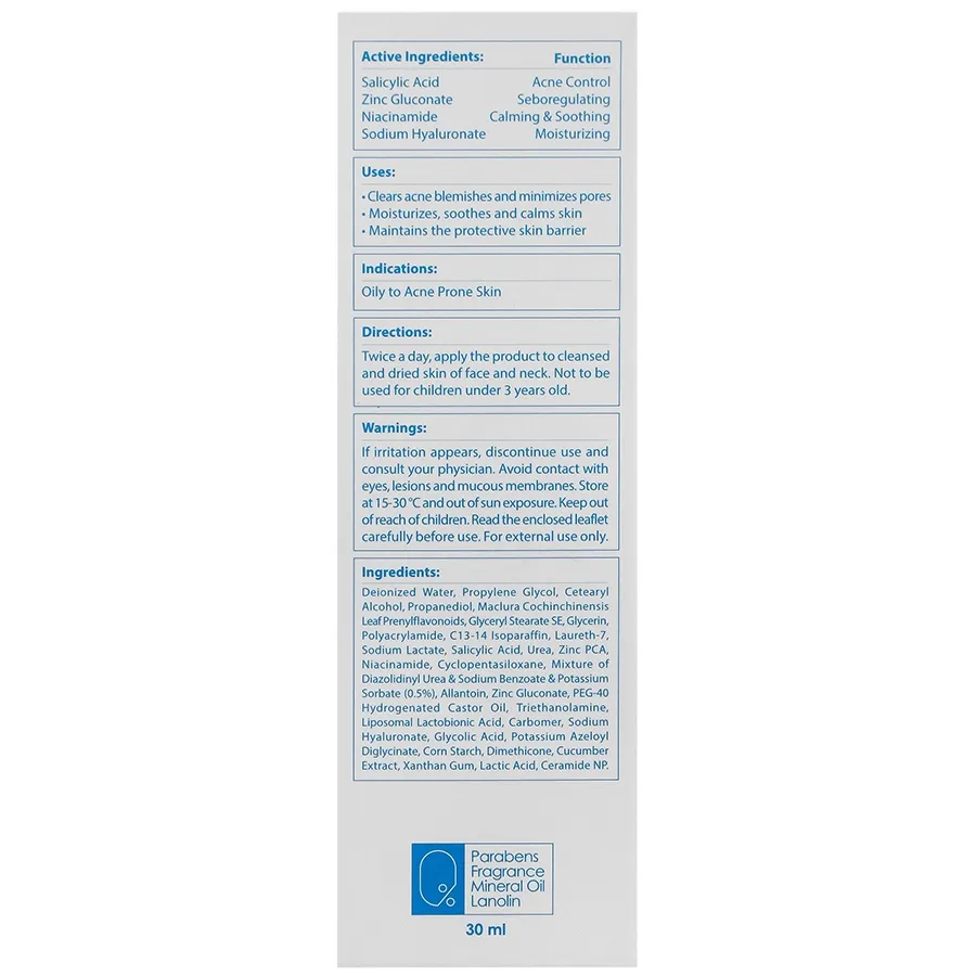 کرم ژل آنتی آکنه مناسب پوست های دارای آکنه حاوی 30AHA+BHA+PHA گرمی-اسکوویت