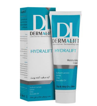 کرم مرطوب کننده پوست درمالیفت مدل هیدرالیفت مناسب پوست های خشک و خیلی خشک